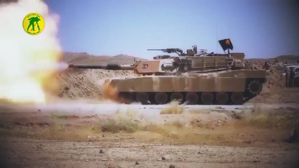 الابرامز في معركة الموصل  DIAsh6XWsAEjGb5