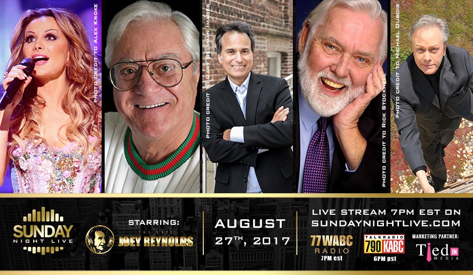 SundayNightLR's tweet photo. Join Joey and this week's special guests on Sunday Night Live: @GiadaValenti, Pat Cooper, Frank Cipolla, Jim Brochu &amp; @toddrobbins https://t.co/5A4MuhaDkB