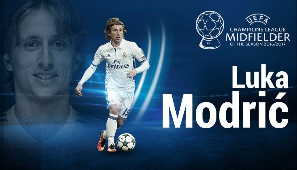 SiaranBolaLivee's tweet photo. Real Madrid borong Best Defender, Best Midfielder, Best Forward, Men Player of The Year #UCL Musim 2016/17
Sergio Ramos
LukaModric
Cristiano https://t.co/2J9qjwGWXC