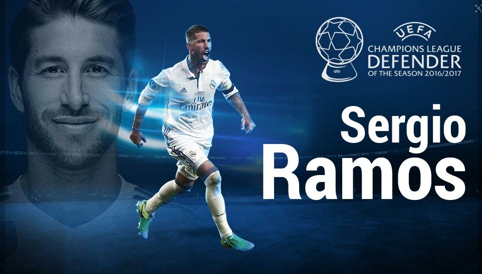 SiaranBolaLivee's tweet photo. Real Madrid borong Best Defender, Best Midfielder, Best Forward, Men Player of The Year #UCL Musim 2016/17
Sergio Ramos
LukaModric
Cristiano https://t.co/2J9qjwGWXC