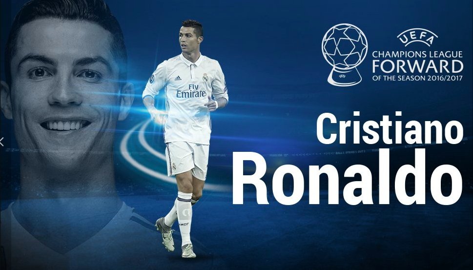 SiaranBolaLivee's tweet photo. Real Madrid borong Best Defender, Best Midfielder, Best Forward, Men Player of The Year #UCL Musim 2016/17
Sergio Ramos
LukaModric
Cristiano https://t.co/2J9qjwGWXC