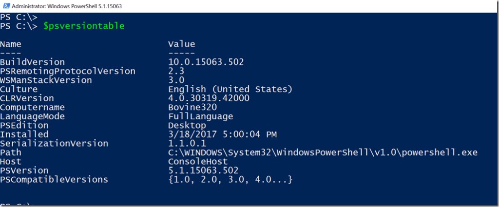 JeffHicks's tweet image. New from the blog: Enhancing PSVersionTable #PowerShell #PSLinux bit.ly/2vjWeG2