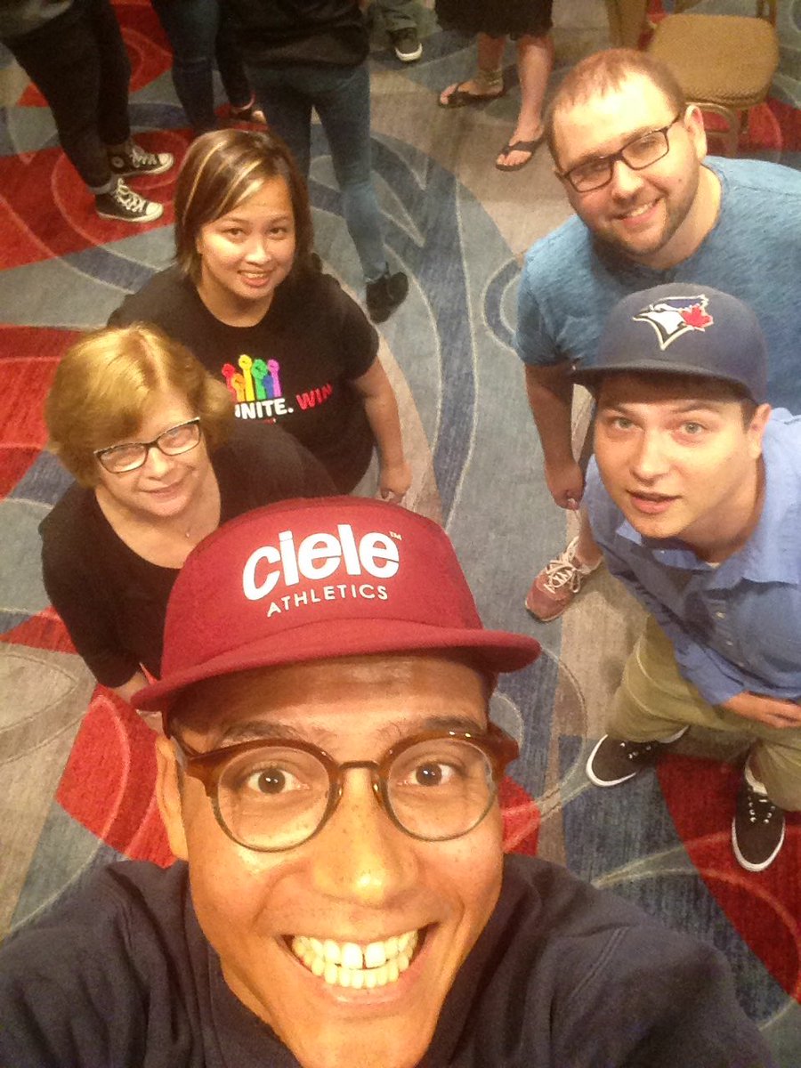 unlike this photo, we're all stoked to be at the #unitehereninja training