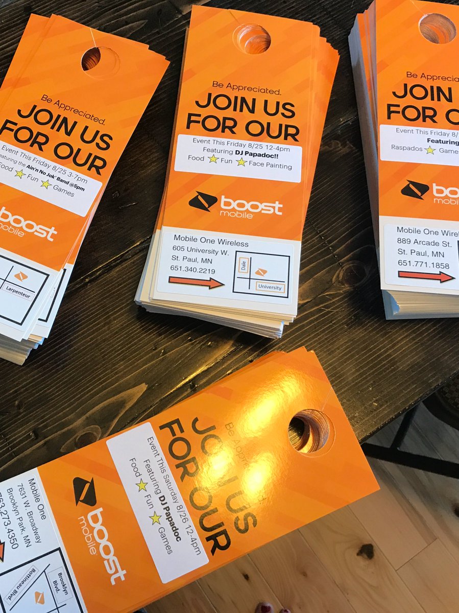 I think it's safe to say our <a href="/Mobileoneteam/">Mobile One Wireless</a> has some exciting things happening this weekend! <a href="/RyanMaierMN/">Ryan Maier</a> @BoostMobileRob @MichelleF_MN
