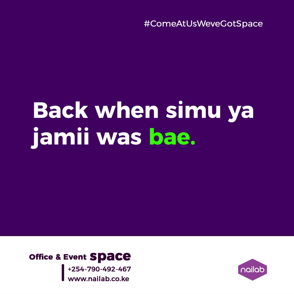 thenailab's tweet photo. Our #TechBackThursday today is one of@SafaricomLtd great innovations. No lie, the simuya jamii came through for all of us back then. https://t.co/tmiPz12mpn
