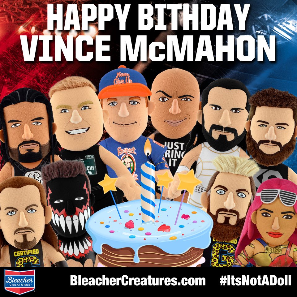 Happy Birthday to The Boss, The Chairman, Vince McMahon.    