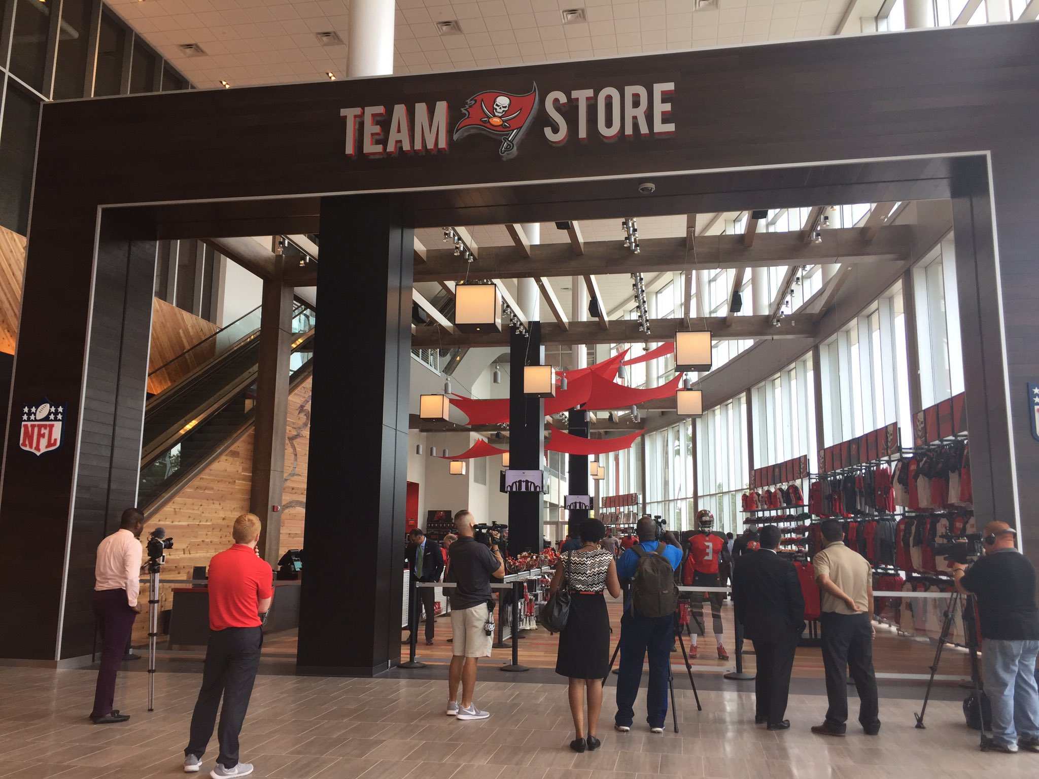 Tampa Bay Buccaneers on X: The all-new Buccaneers Team Store at  @RJStadium! Unbelievable with more than 2,000 unique items, from jerseys to  #WomenofRED to #BucsSquad!  / X