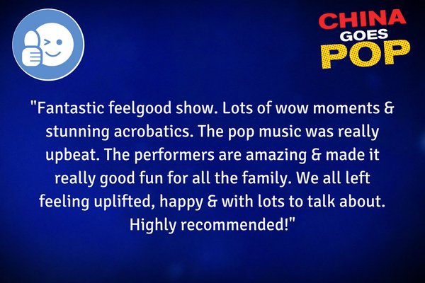 WOW! What do audiences say about #ChinaGoesPop? MUST finish <a href="/AssemblyFest/">Assembly Festival</a> tmw! Final tix: chinagoespop.com/#tickets #edfringe RT! 👍🗣 #Circus