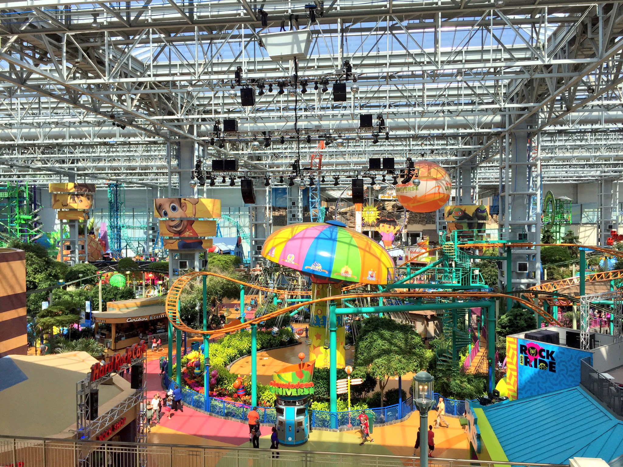 Attractions 360 On Twitter There S A 7 Acres Theme Park Inside Mall Of America Called Nickelodeon Universe 28 Attractions W 3 Roller Coasters Https T Co Qmztxljt5y