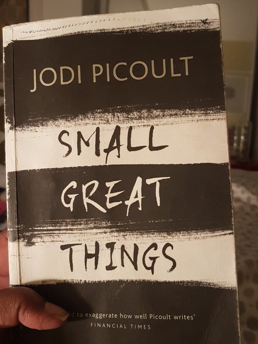 Kazberry99's tweet photo. Just finished reading this amazing @HodderBooks book! #SmallGreatThings #readwithoutprejudice #goodbook https://t.co/BnM8W7U4a5
