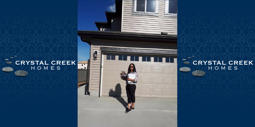 Manu was determined to make the only “Onyx 2” her’s in Laurel Crossing. Enjoy the chocolate 🍫 and welcome to The Crystal Creek Family! ❤