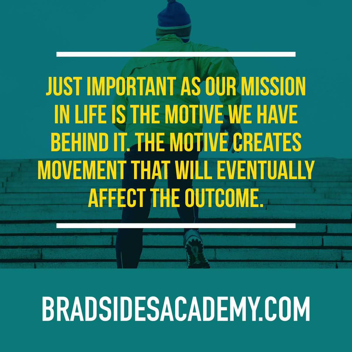 sides_brad's tweet photo. With the right motive, success is possible. #10Hurdles #Motive #Motivation https://t.co/LtzfscUqey