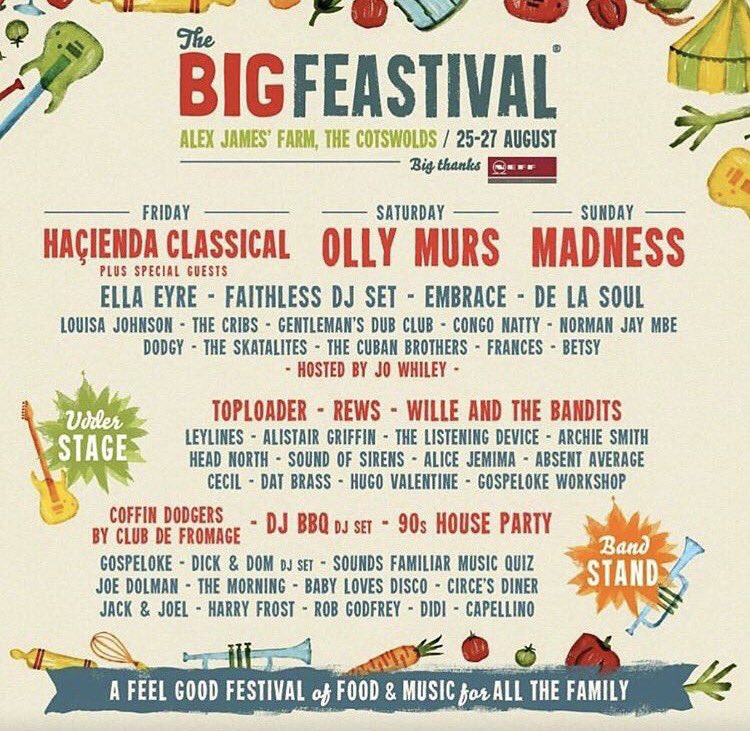 Delicious food, inspirational foodies, family fun, music and more. We will be <a href="/thebigfeastival/">Big Feastival</a> on Saturday. We can't wait! 🎉