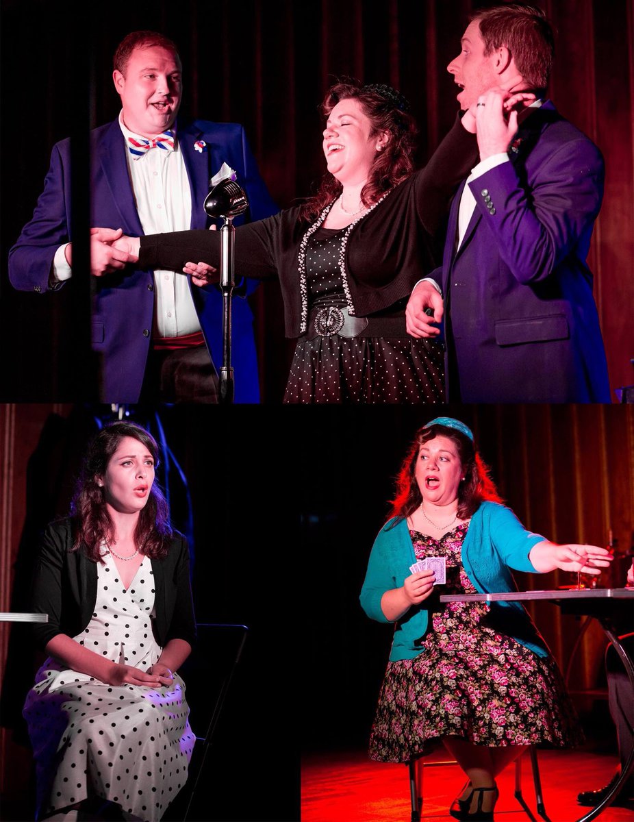 STLOperaCollec's tweet image. #TBT to our inaugural production of A HAND OF BRIDGE &amp;amp; TROUBLE IN TAHITI! #opera #stlouis #stloperacollective #theater #stl #bernstein