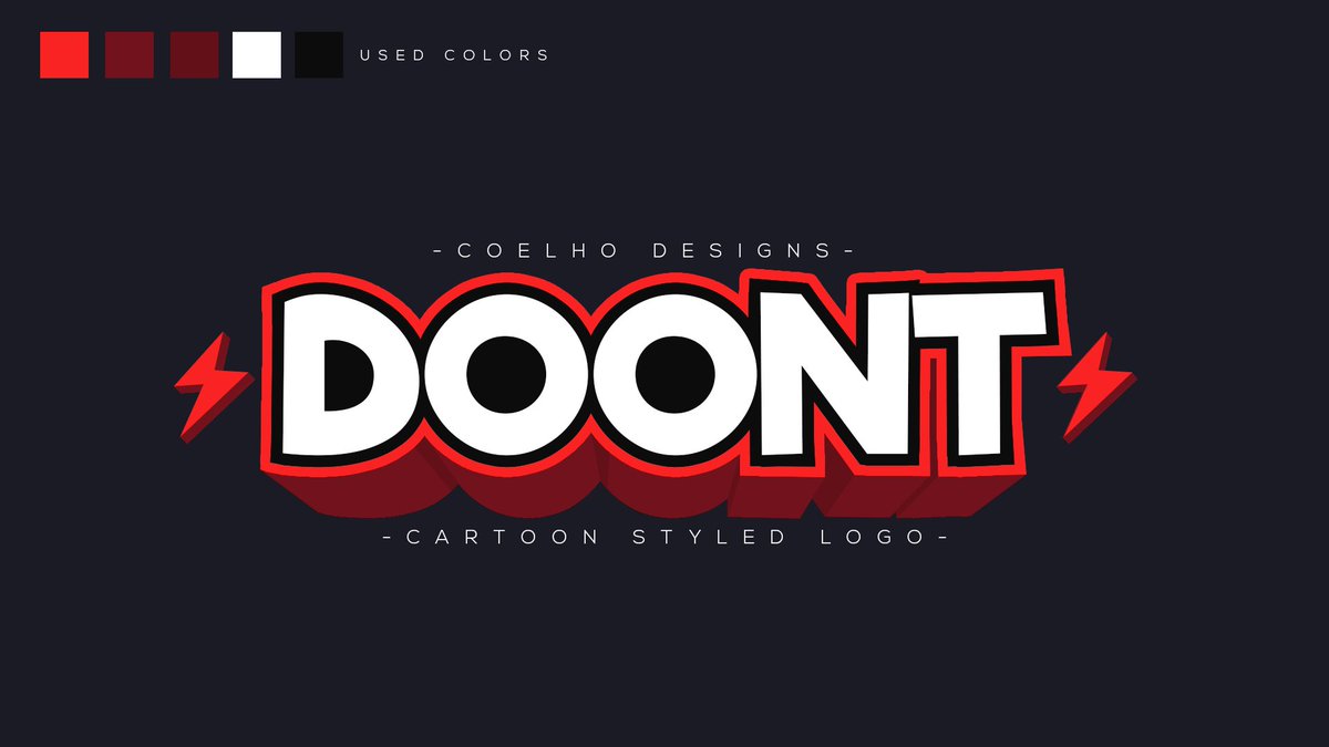 insidemello's tweet photo. 🖌️CartoonStyledLogo - @SrDoont 

🔄 All the support is welcome ! ❤️

📌If You Want HD Link : https://t.co/HSWIYjlXMy https://t.co/7M5oinKe1e