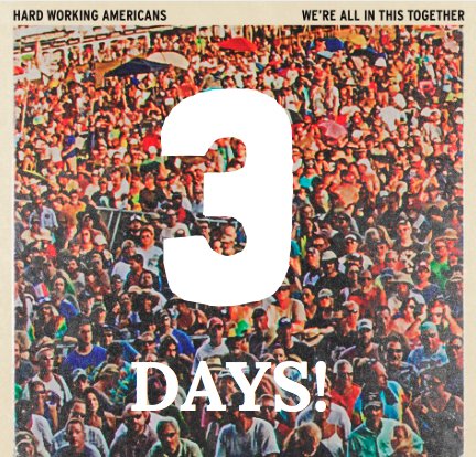 HWAmericans's tweet photo. 3 DAYS till "We're All In This Together" Fall Tour! #HWALIVE #HardWorkingAmericans https://t.co/OEtSUL7KoJ