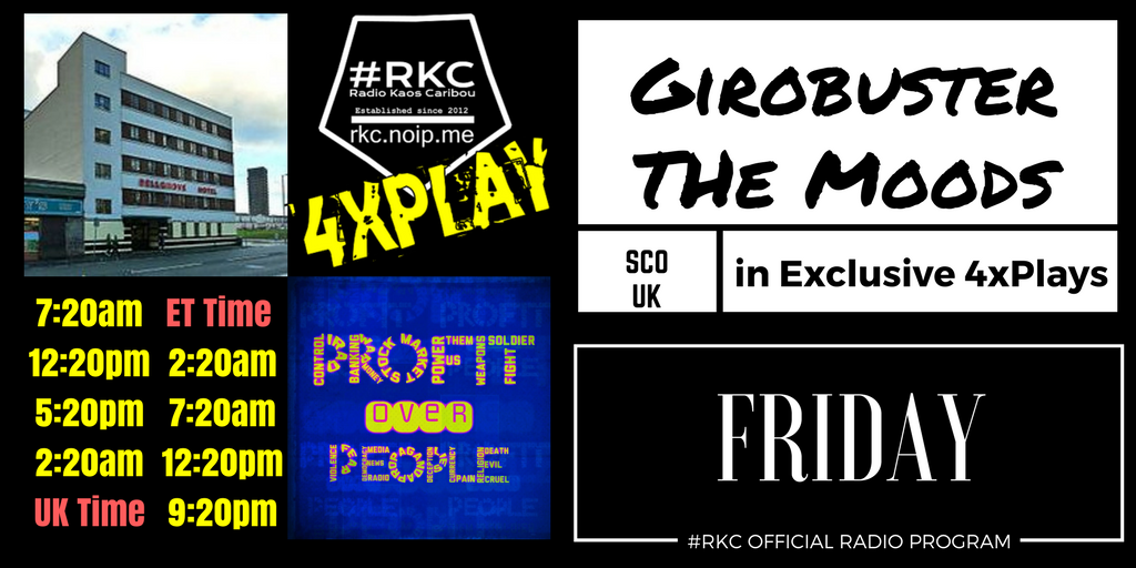 ▂▂▂▂▂▂▂▂▂▂▂▂▂▂
FRI 4xPLAYs

7:20⚪12:20⚪17:20⚪2:20 UK

🔴@girobuster
🔴<a href="/themoodsmanc/">The Moods</a>

on #RKC 📻 rkc.noip.me
▂▂▂▂▂▂▂▂▂▂▂▂▂▂