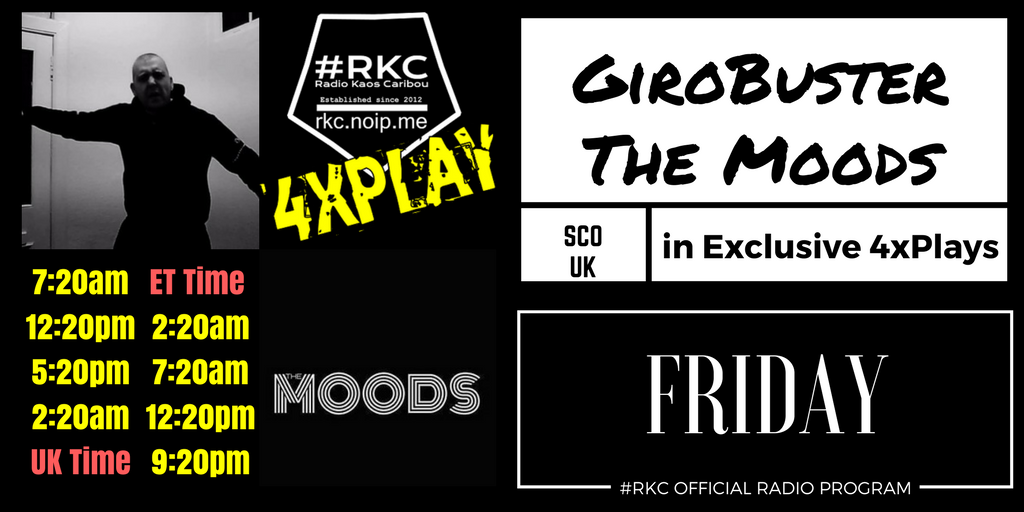 ▂▂▂▂▂▂▂▂▂▂▂▂▂▂
FRI 4xPLAYs

7:20 UK⚪2:20 ET⚪23:20 PT

🔴@girobuster
🔴<a href="/themoodsmanc/">The Moods</a>

on #RKC 📻 rkc.noip.me
▂▂▂▂▂▂▂▂▂▂▂▂▂▂