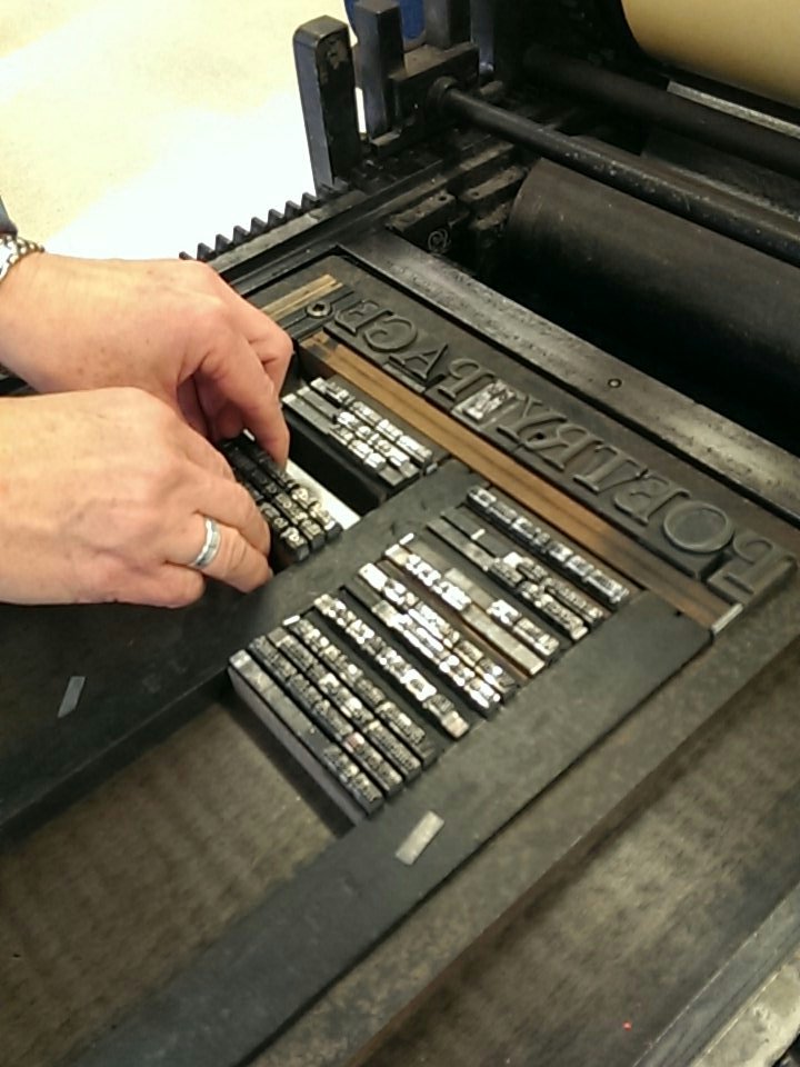 wtapress's tweet photo. Our first found poem is taking shape! Stand by for first proof. Well done printer's devils! #NZPoetryDay https://t.co/ihIYhwfQ1k