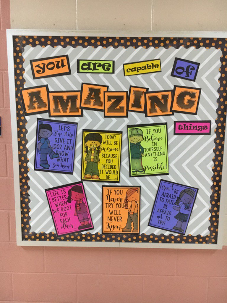 tammy1pulliam's tweet photo. My bulletin board! Ready for kids! #watchussoar @ZebVanceEagles https://t.co/kXzRvbEKOY