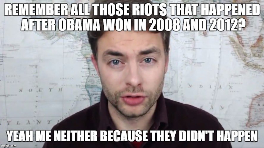 Rioting is an Alt-Left thing.