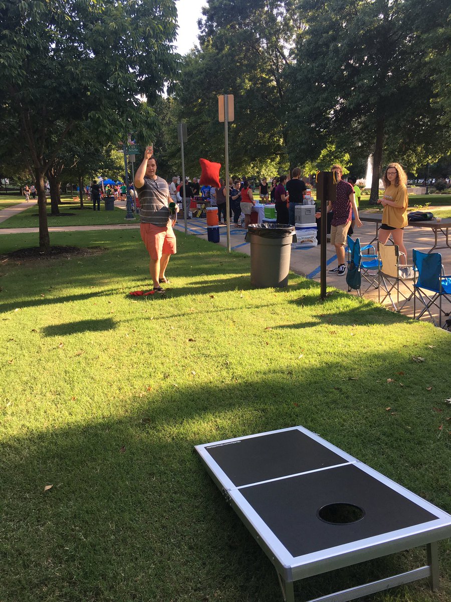 OBUBisonAlumni's tweet photo. He won the first pair of sunglasses!! I didn't catch his name. If you know this senior, tag him. https://t.co/geMl12DKDU