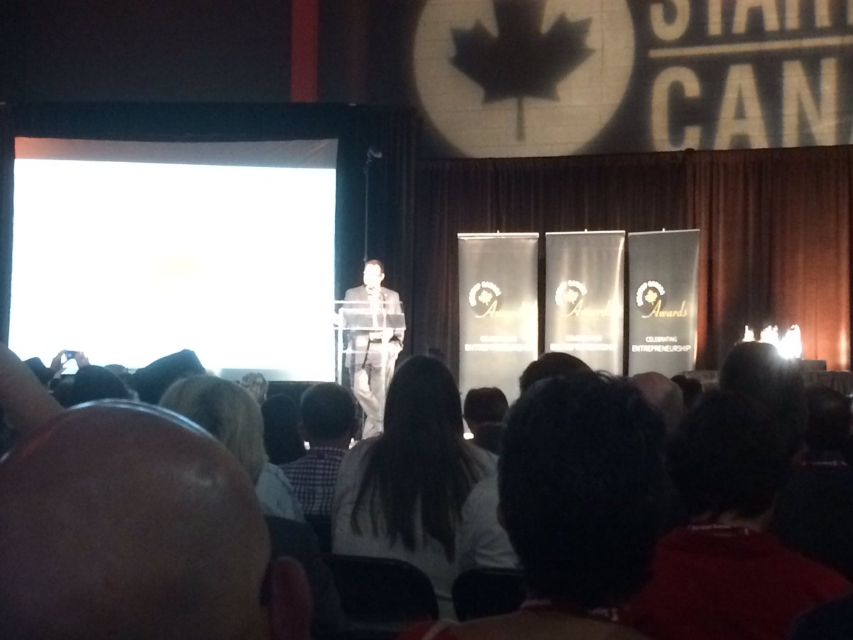 Blair Kilrea Co-Founder of Collab Space at #StartupCanAwards #Collab