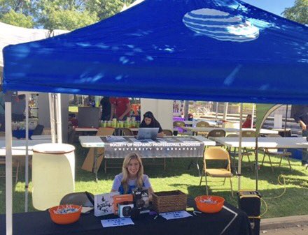 Kelsey representing AT&amp;T at the U of A Razorbash today! #MidStatesProud #LifeAtATT