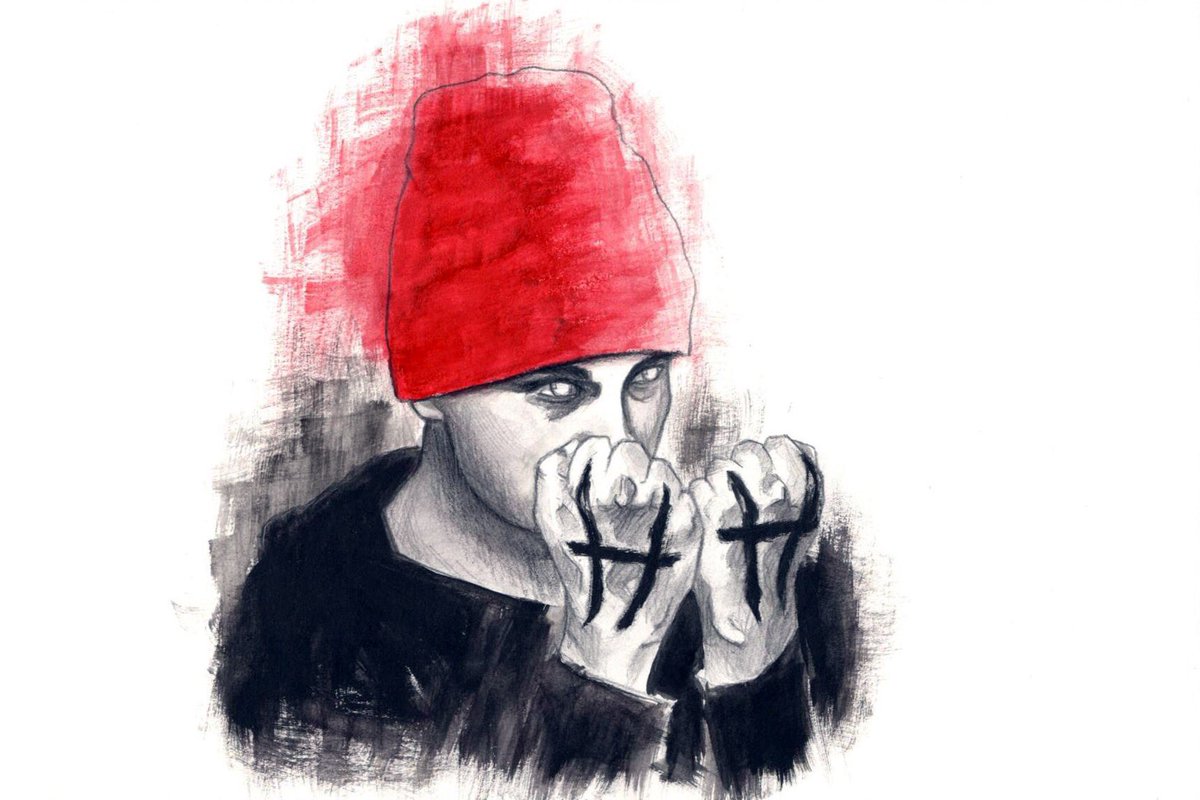princessoffoodd's tweet photo. #cliqueart #twentyonepilots #tylerjoseph 

@twentyonepilots @tylerrjoseph @skeletonclique https://t.co/b1M6Q2o82D