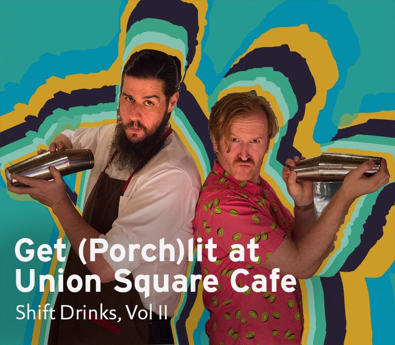 hannaleepr's tweet image. Get Porch(lit) on August 28 as @Porchlightbar's @thenickb teams up with @UnionSquareCafe's @ADrinkingMan on his home turf.