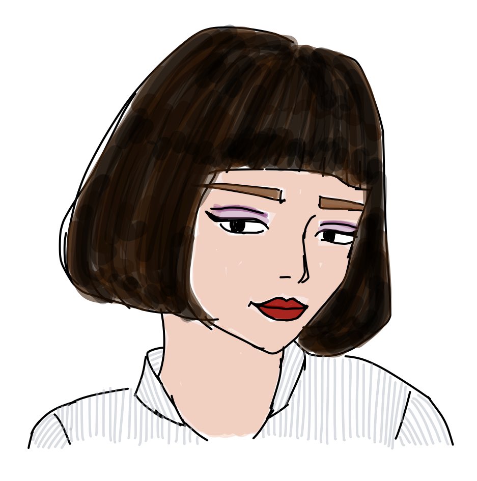 えりぷー ブルゾンちえみ描いてみたよ Buruzon333 めっちゃカッコよくなった笑 ブルゾンちえみ イラスト 絵 眉下の影入れるか入れないか決められなかったから両方載せる Withbも描いてみようかな