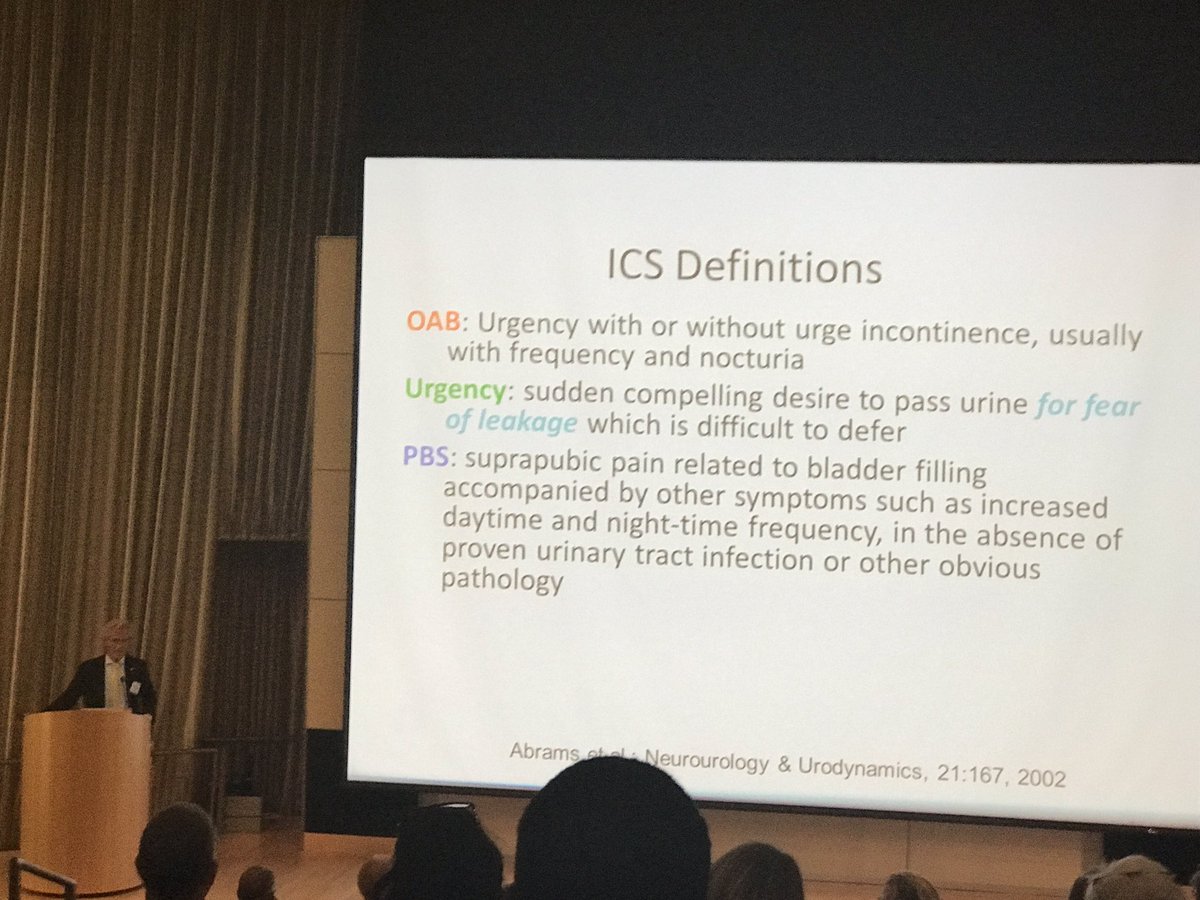CopMich's tweet photo. Dr. Jørgen Nordling discussing Bladder Pain Syndrome #CopMich17 https://t.co/sqbv6FTSCI