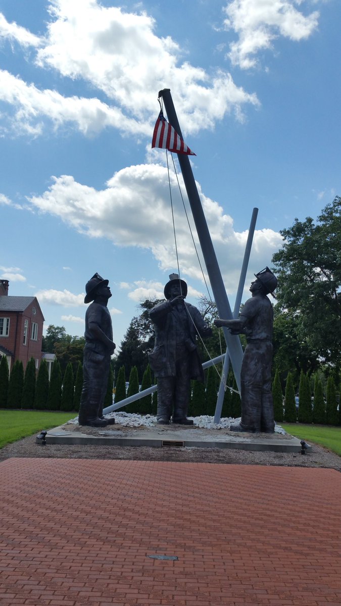 BryanOrmond's tweet photo. Taking a moment out of our field assessment to remember all of the fallen firefighters #FallenFirefightersMemorial #NCStateTextiles #TPACC https://t.co/HxPmKA17pg