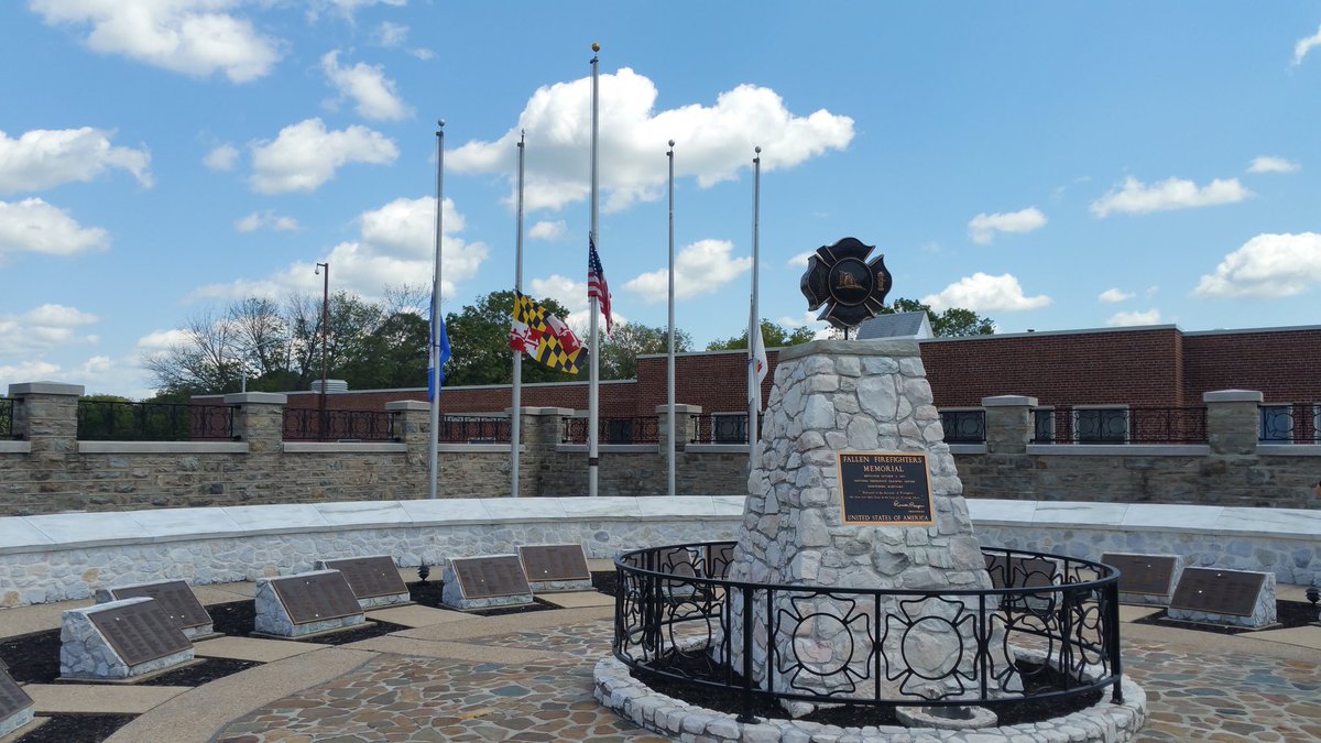 BryanOrmond's tweet photo. Taking a moment out of our field assessment to remember all of the fallen firefighters #FallenFirefightersMemorial #NCStateTextiles #TPACC https://t.co/HxPmKA17pg