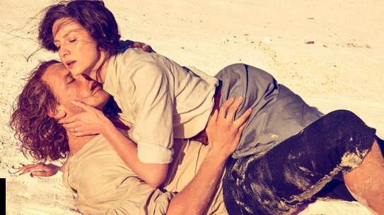 Lynetterice's tweet photo. Our photo editor @gotglitter explains how this epic shot with  @SamHeughan @caitrionambalfe was made! #OutlanderS3 https://t.co/cDTR8EFnFs https://t.co/RVCSKN3nmv