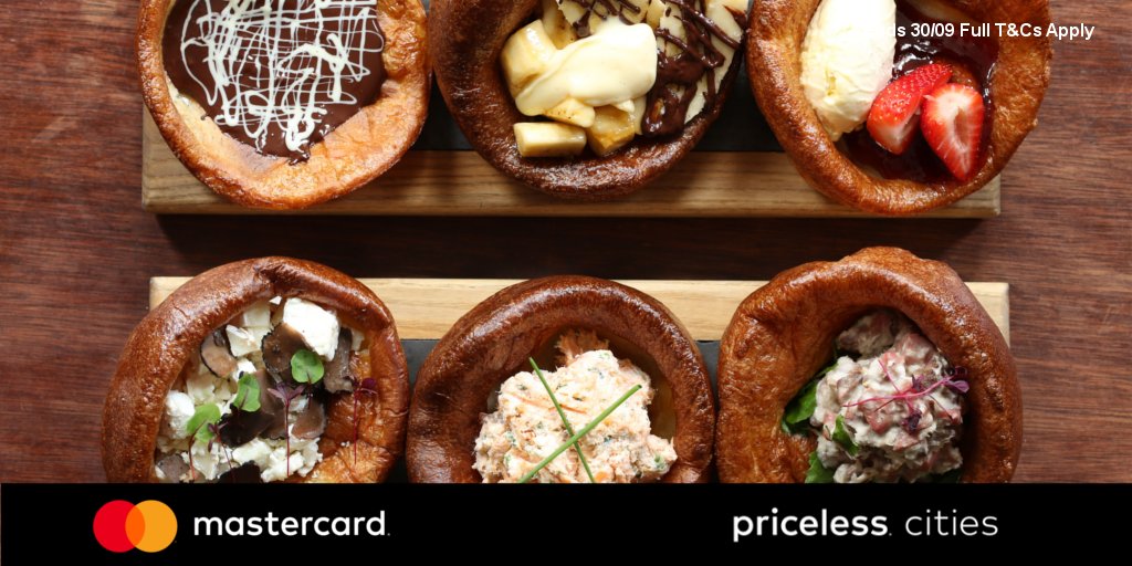 Sweet or savoury Yorkshire Puddings? <a href="/ReformSocial/">ReformSocial</a> serves both. Rediscover your preference with #PricelessLondon mstr.cd/ReformSocial