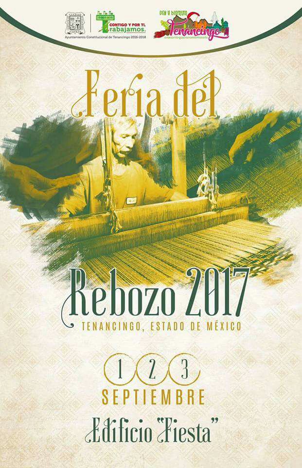 EdomexTurismo's tweet photo. #Tenancingo te espera el próximo 1, 2 y 3 de septiembre en la tradicional Feria del Rebozo #ArtesaníaMexiquense https://t.co/UGsp7mOzse