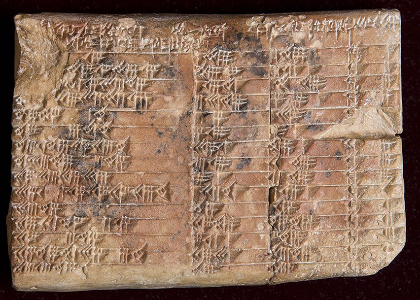 mediainaf's tweet photo. In una #tavoletta d’argilla #babilonese di 3700 anni fa la tabella #trigonometrica più precisa e più antica al mondo https://t.co/sEbtLTQBVo https://t.co/u44Oaa2t3j