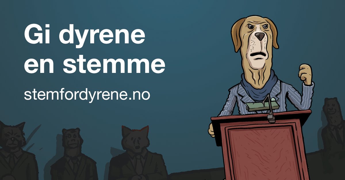NOAHaktiv's tweet image. Vil du verne rovdyrene, legge ned pelsfarmene og få økt rettsvern for dyr? #stemfordyrene stemfordyrene.no