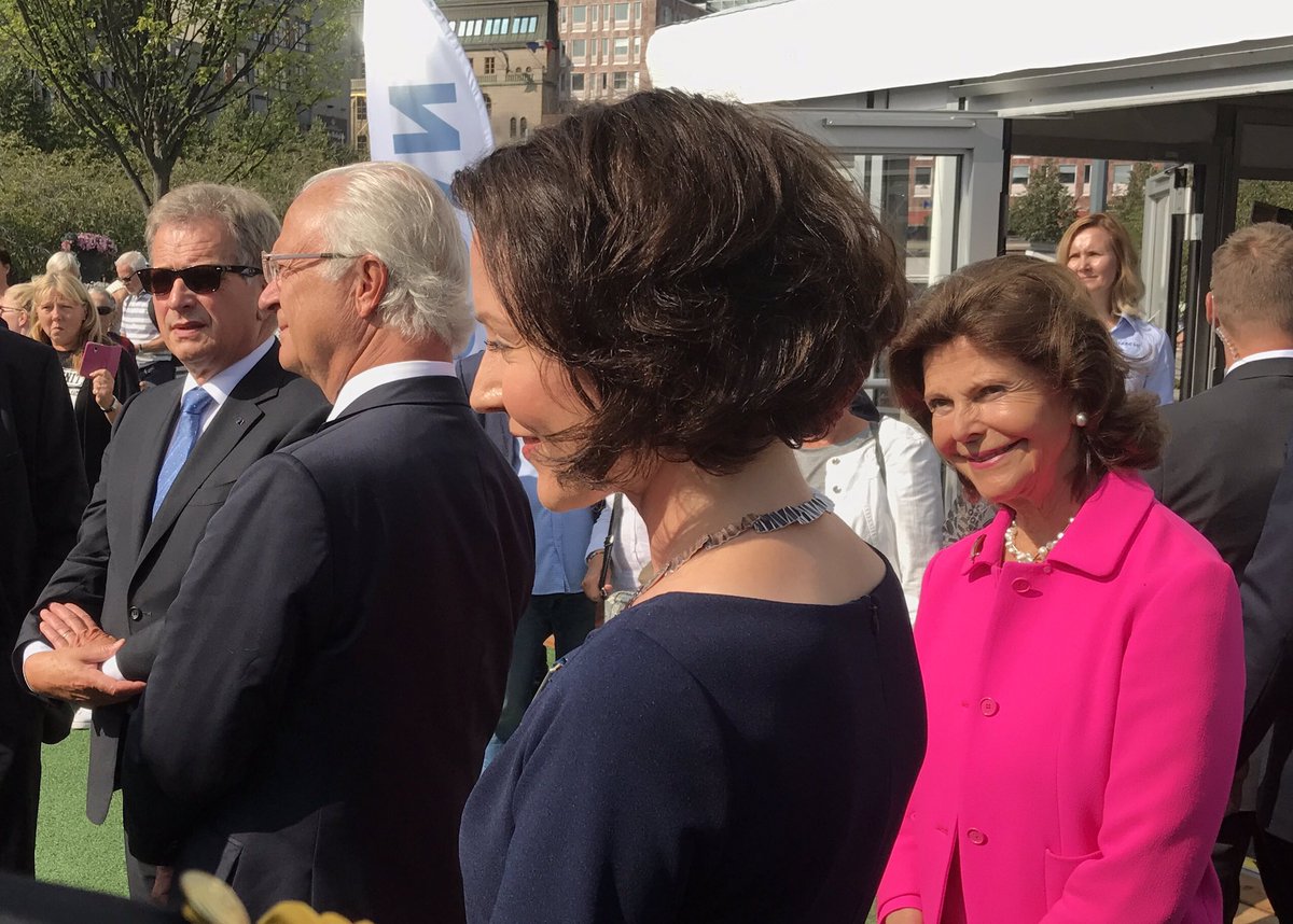 Visit of the President of Finland to Sweden: August 24, 2017 - The