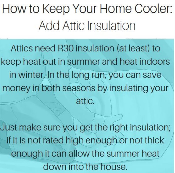 BeasleyLegacy's tweet image. The right #insulation is vital to keep your home #cool in the summer.