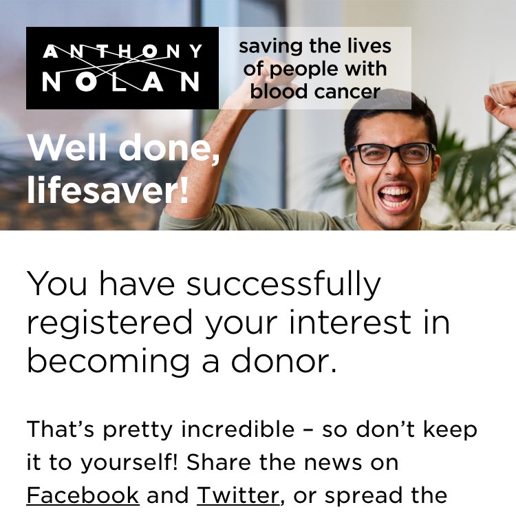 SabrinaColeman_'s tweet photo. Officially signed up to the @AnthonyNolan register with @Steve_Smith90! Can't wait for my #spitkit #giveaspitsavealife #anthonynolan https://t.co/hp2wnD2k3n