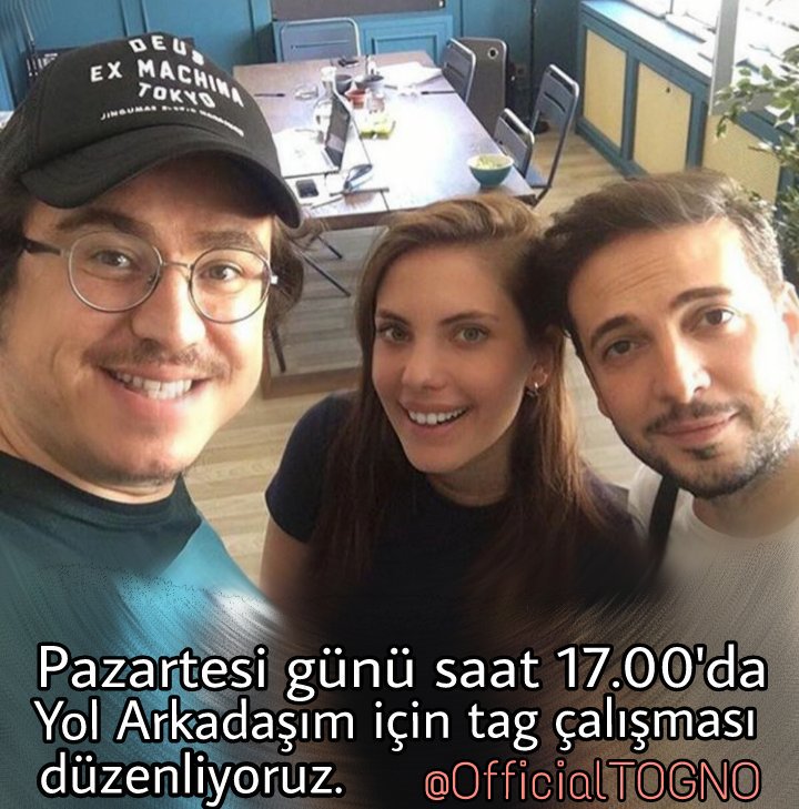 edaecealev's tweet photo. Pazartesi günü 17:00 da #YolArkadaşım için tt var. Bilginize ✋ #3AdamFC  #EEFC https://t.co/1B7LWOO5mX