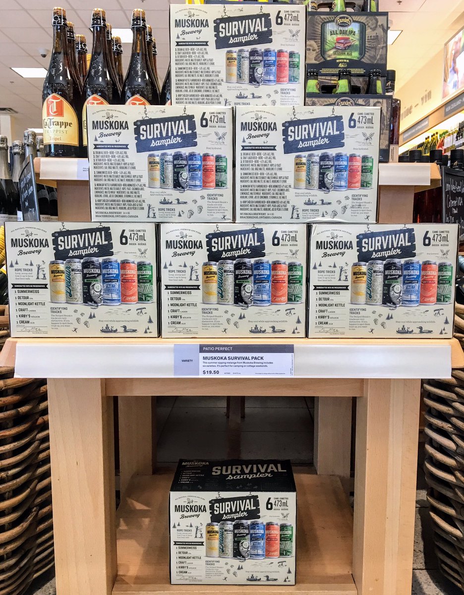 jaredallen_'s tweet photo. The Leslie/York Mills @LCBO refuses to let summer end! Still lots of Summer Survival packs with fresh #CoolAsACuke! https://t.co/oFFEQ9D3WX