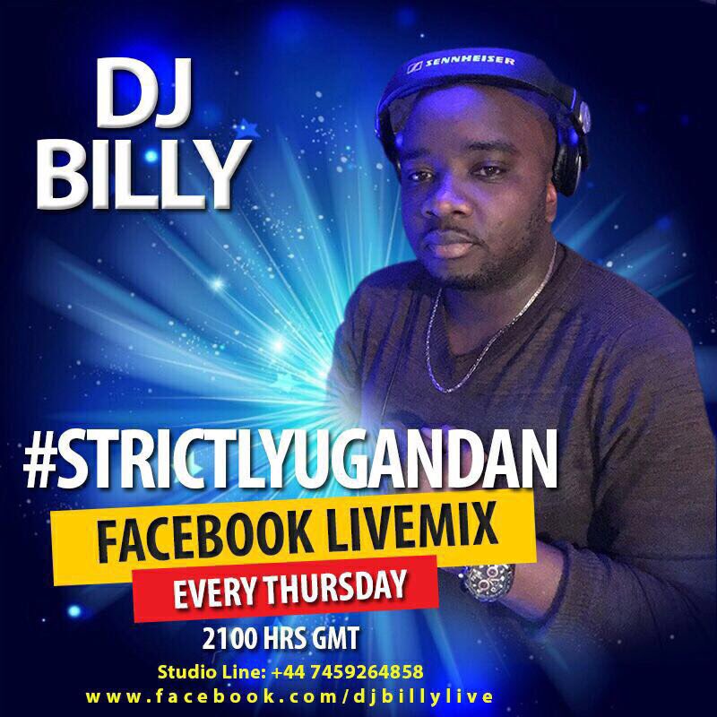 djbilly3010's tweet photo. #StrictlyUgandan facebook live mix with @djbilly3010 tunein @Lydiahjazmine @Dj_Shotz @JChameleone @BebeCoolUG @Biggz_Holiday @UnitDeejays https://t.co/FCjxKCNTP9