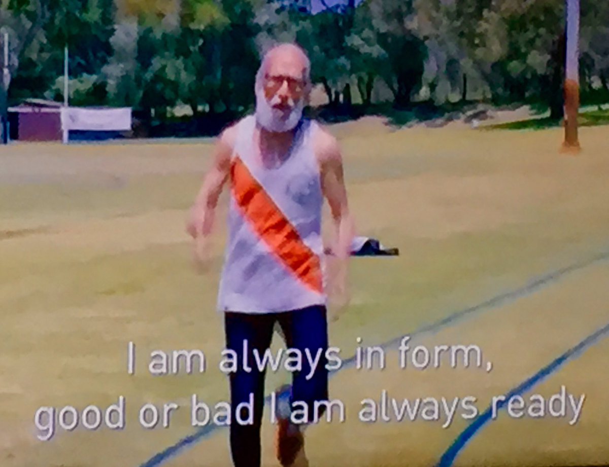 AgeingBetter's tweet photo. 'You can start anything new at any #age'-97 yr #old taking up long jump, & #running at 95!
#ThePacemakers @BBCTwo #WorldMasters #Athletics https://t.co/ylFKWVVAf5