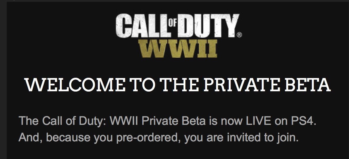 overtflow's tweet photo. CoD:WW2 BETA IS LIVE!!!

Who needs a code? We have hundreds! 🤘🏽

Make sure you're following me and @ZachtehCEO 

LIKE
RETWEET
LETS GET IT 🔥 https://t.co/XqMRRqdZZz