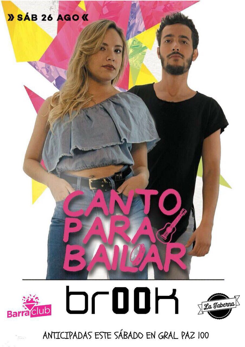 BARRA_CLUB's tweet photo. 🔜Este sábado 26 🔥 🎙CANTO PARA BAILAR en Brook 🔥
🔘SORTEO POR 2 CONSUMICIONES🔘
1-Seguir la pagina @BARRA_CLUB 
2-💙 a la foto , 🔁 doble chanse https://t.co/X3sBfQTbzl