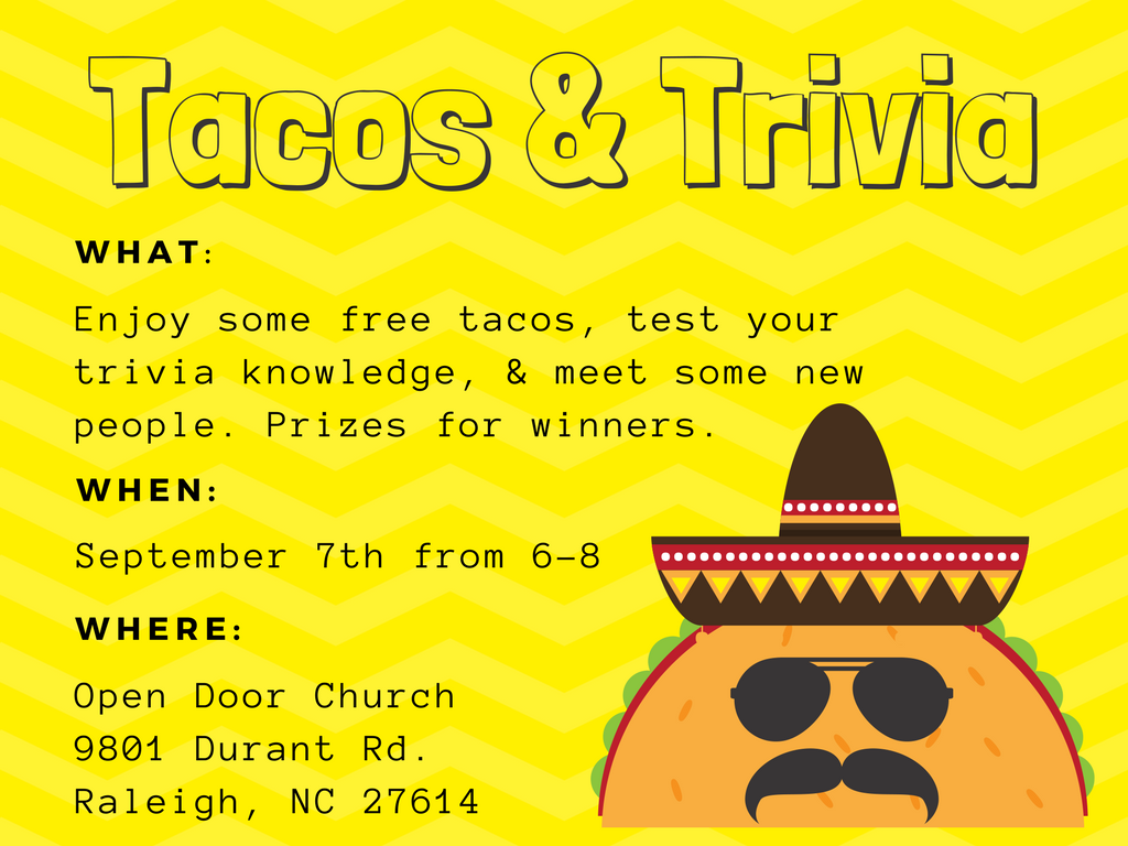 ODCcollege's tweet photo. Loved connecting with students at @waketechcc today! Excited for this upcoming semester. Don't miss Tacos &amp; Trivia on Thursday, Sept. 7 https://t.co/11uG1sqmrt