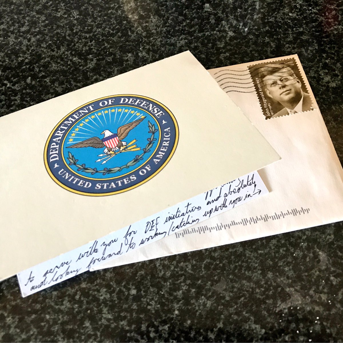 jim_perkins1's tweet photo. Mail call. Sincere gratitude is just the reminder/motivation needed as we get into last few weeks before #DEF2016. See you in Austin. https://t.co/ryIbdGP7fv